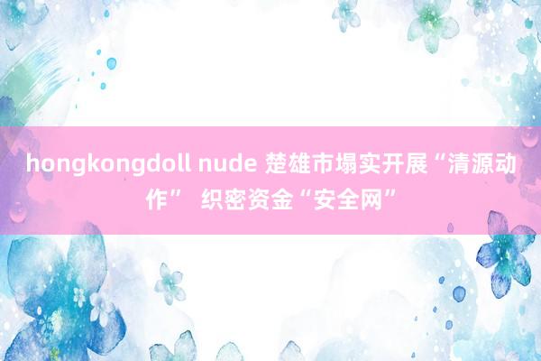 hongkongdoll nude 楚雄市塌实开展“清源动作”  织密资金“安全网”